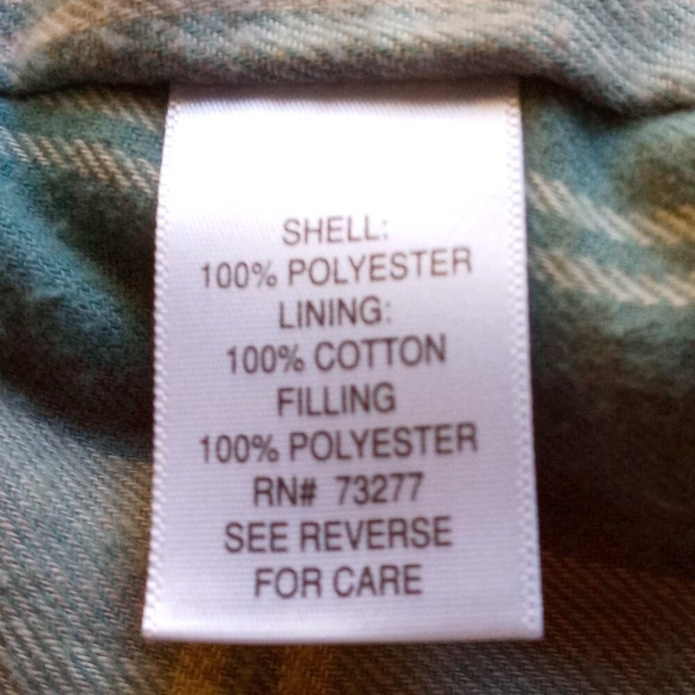 🔥SALE  Sonoma Life+Style Women’s L Black Quilted Vest Plaid Cozy Flannel Lining - Picture 10 of 11